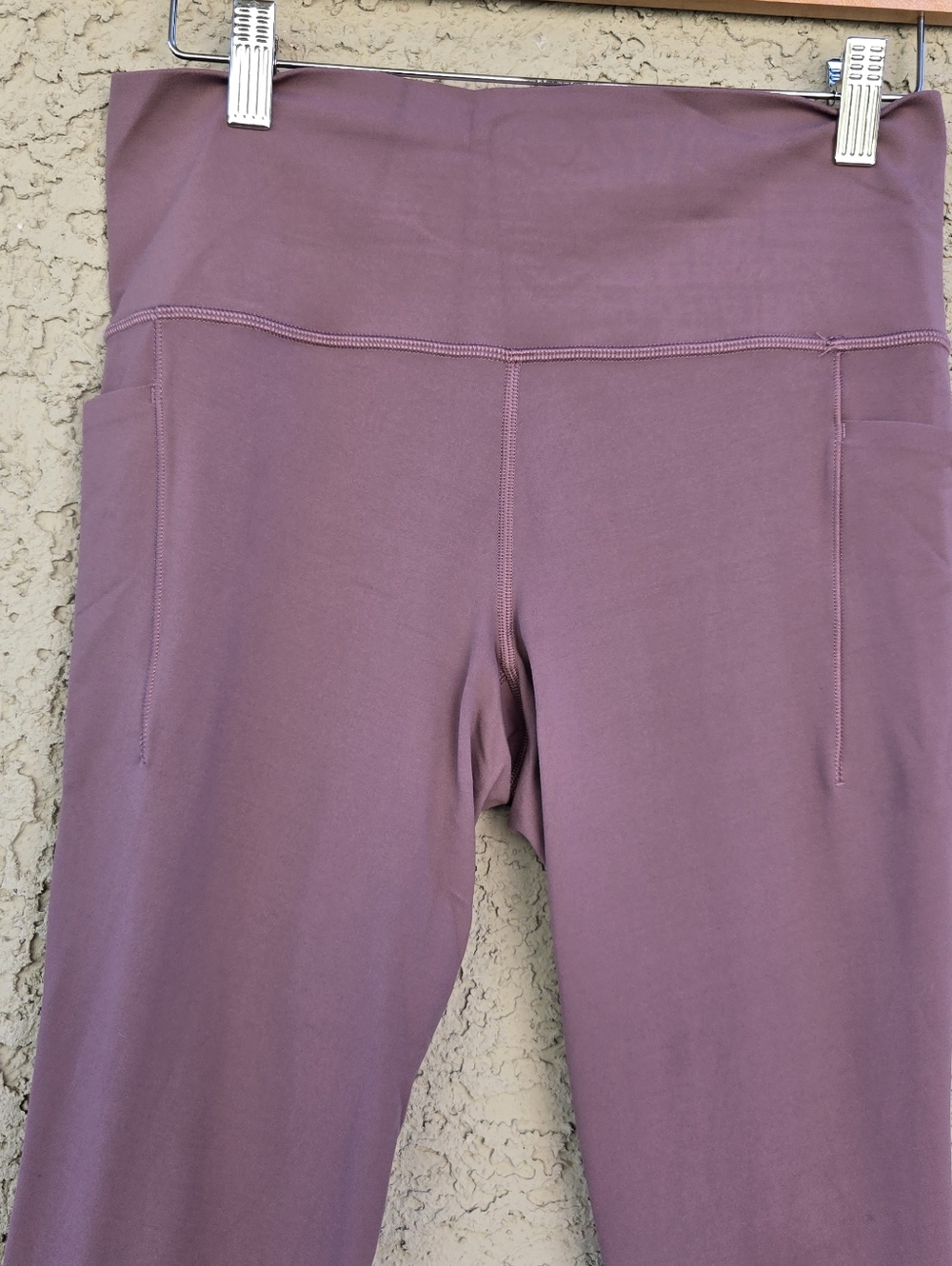 Athleta High-Rise Mauve Salutation 7/8 Tights - Picture 3 of 6
